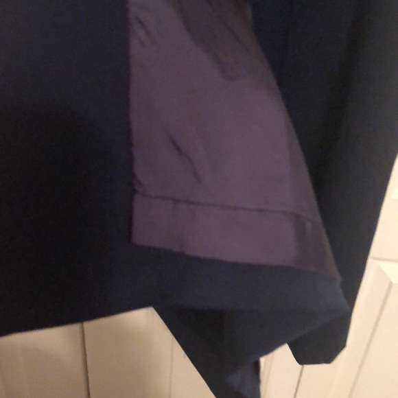 Beautiful blue trench coat and sharp .size 10.length 40 in long - Picture 6 of 8